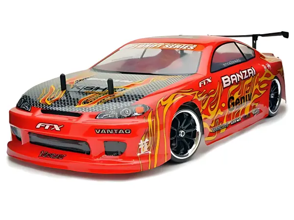 FTX Banzai Pre-Painted 1:10 Drift Bodyshell With Decals + Wing (255mm WB) — image 1 of 7