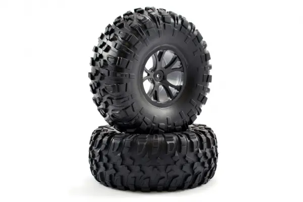 FTX Outlaw Pre-Mounted Wheels + Tyres - Black &mdash; image 2 of 4