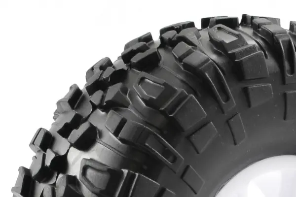 FTX Outlaw Pre-Mounted Wheels + Tyres - White — image 3 of 3