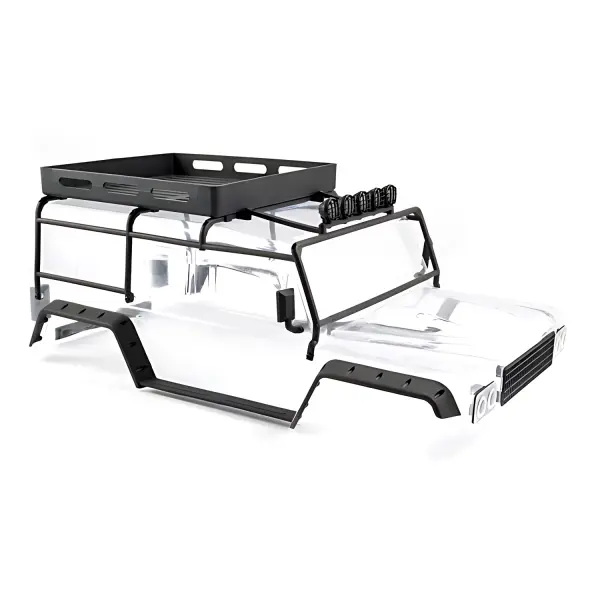 FTX Kanyon Clear Body W/Roll Cage - Spotlights + Tray — image 1 of 3