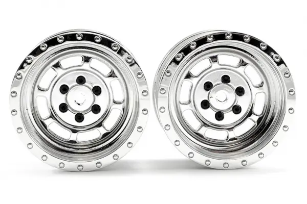 FTX Mauler Chrome Wheels (2) — image 2 of 3