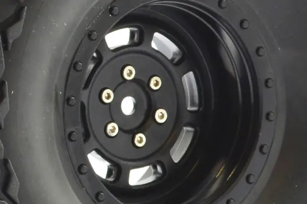 FTX Mauler 2.2 All Terrain Tyres Pre-Glued On Black Wheels — image 5 of 6