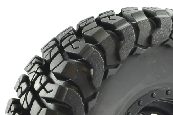 FTX Mauler 2.2 All Terrain Tyres Pre-Glued On Black Wheels — image 3 of 6