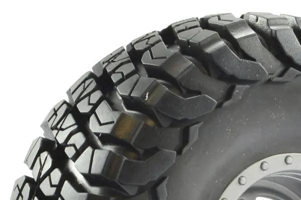 FTX Mauler 2.2 All Terrain Tyres Pre-Glued On Grey Wheels — image 3 of 4