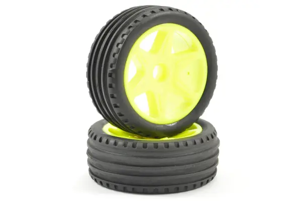 FTX Comet Buggy Front Mounted Tyre + Wheel Yellow — image 2 of 2