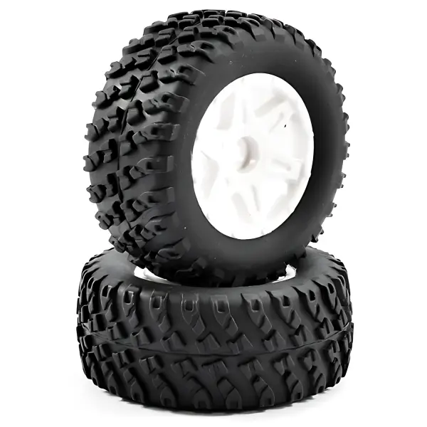 FTX Comet Desert Buggy Front Mounted Tyre + Wheel White — image 1 of 3