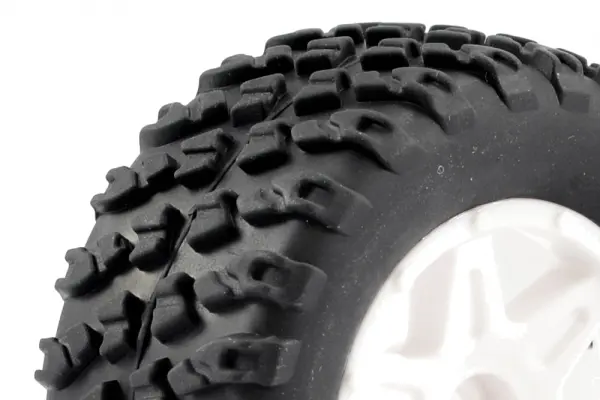 FTX Comet Desert Buggy Front Mounted Tyre + Wheel White — image 2 of 3
