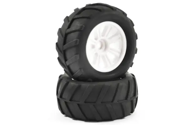 FTX Comet Monster Front Mounted Tyre + Wheel White — image 3 of 3