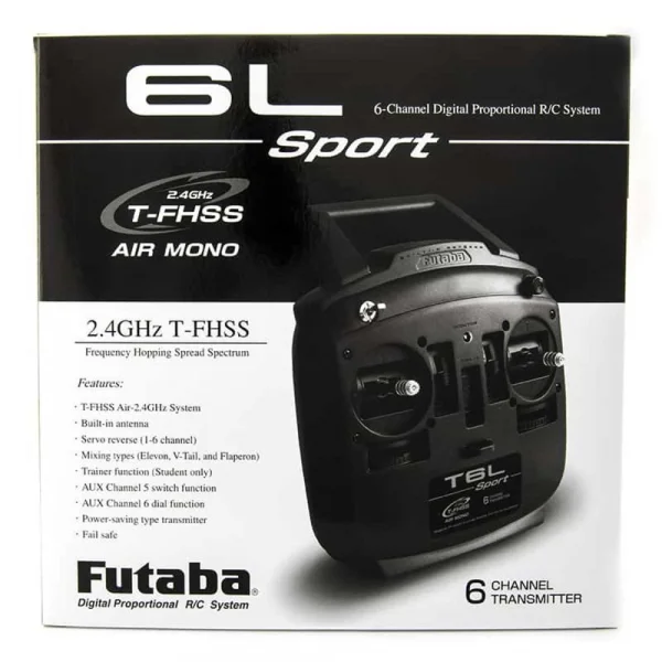 Futaba 6L Sport T-FHSS Transmitter With R3106GF Receiver (Mode 1)