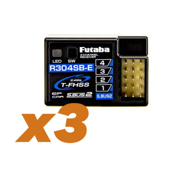 Futaba T4PM Plus With 3 x R304SB-E Receivers