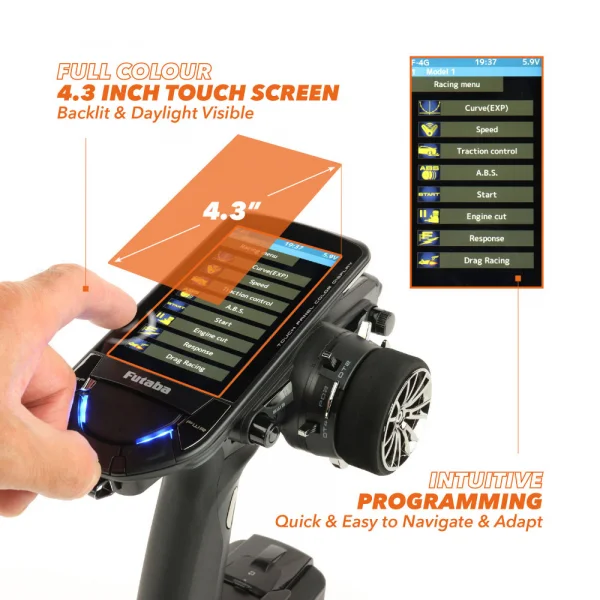 Futaba 10PX Transmitter With R404SBS Receiver
