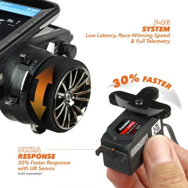 Futaba 10PX Transmitter With R404SBS Receiver
