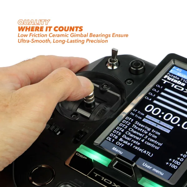 Futaba T10XCR Transmitter with R404SBS Receiver
