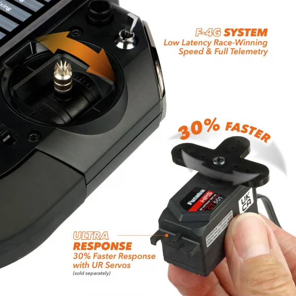 Futaba T10XCR Transmitter with R404SBS Receiver