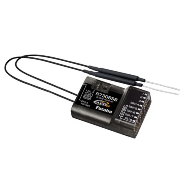 Futaba R7308SB 8-channel Air Receiver (18-channel S.Bus) FASSTest - High Gain Aerials