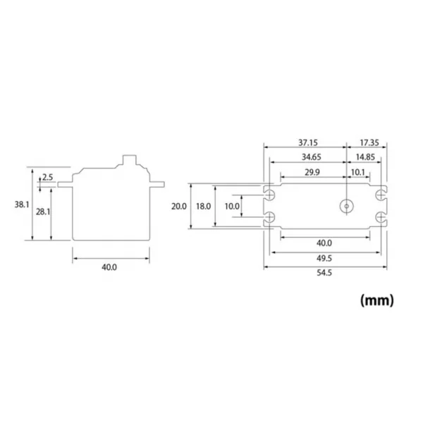 Futaba S-C300 Standard Digital Servo PWM/S.BUS2 9.6kg 0.12s 4.8V - 7.4V