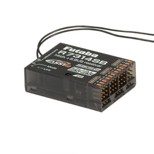 Futaba R7314SB 14 Channel Air Receiver (26 Channel S.Bus) FASSTest - High Gain Aerials