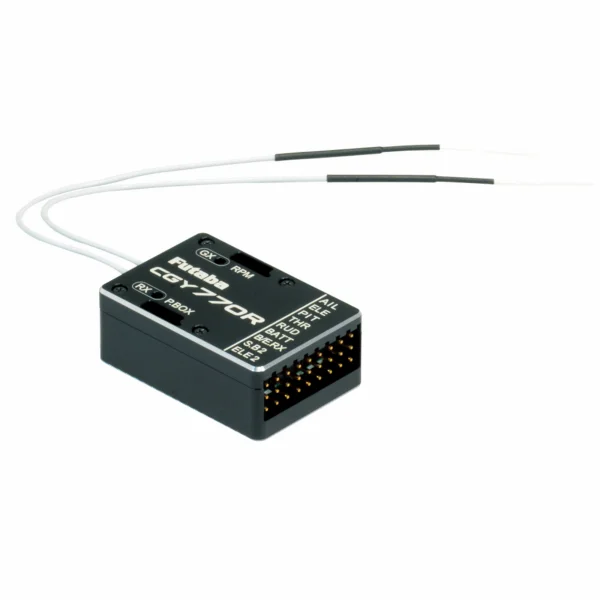 Futaba CGY770R-GPB1 3 Axis F3C/F3N/3D Helicopter Gyro, T-FHSS/FASSTest Rx and Governor with Programmer