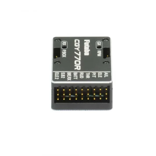 Futaba CGY770R-GPB1 3 Axis F3C/F3N/3D Helicopter Gyro, T-FHSS/FASSTest Rx and Governor with Programmer