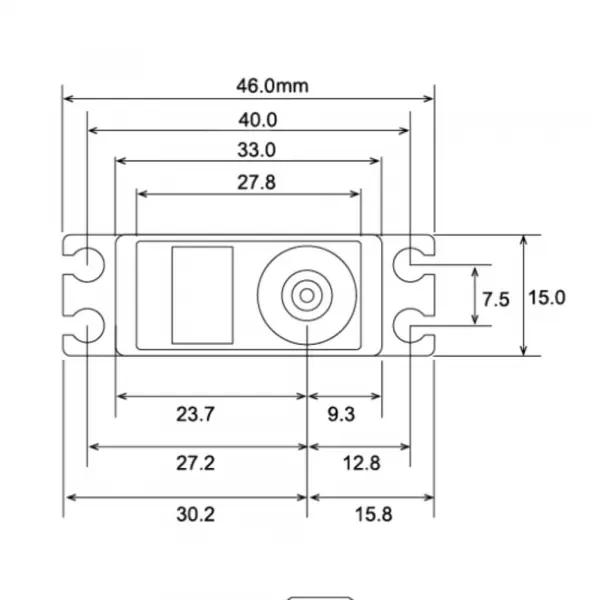 Futaba S-A401 Mini Coreless Digital Servo PWM/S.Bus2 5.7kg 0.10s 6.0V - 7.4V — image 3 of 4