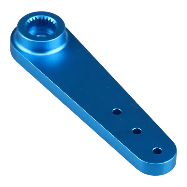 Futaba Alloy Single Servo Arm 1 (38.1mm) Blue — image 1 of 2