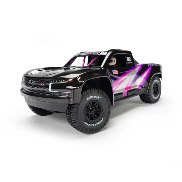 1:16 Mirage TT Front/Rear Tires Mounted Black Split Six Whee — image 3 of 8