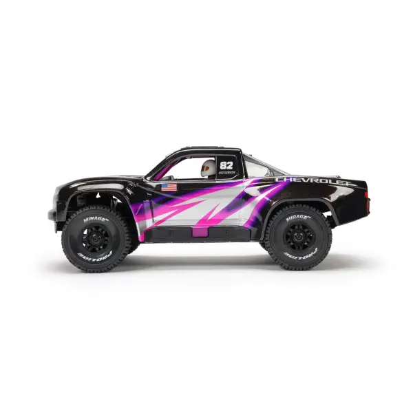 1:16 Mirage TT Front/Rear Tires Mounted Black Split Six Whee — image 4 of 8