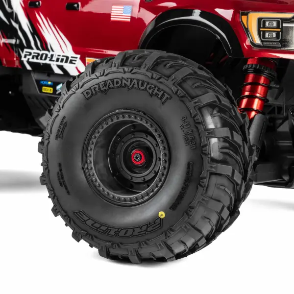 1:8 Dreadnaught Front/Rear Tire MTD QUAKE 4S Wheel (2): QUAK &mdash; image 7 of 12