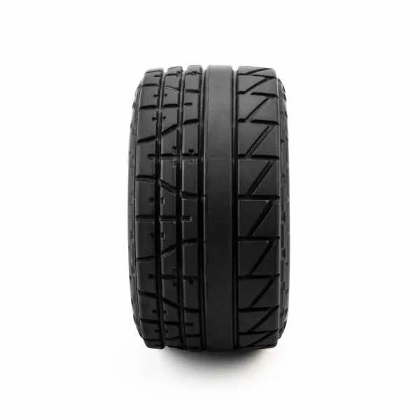ProLine 1:16 Menace Street Tires Mounted on Yellow Split Six 12mm Hex Wheels (2) — image 3 of 7