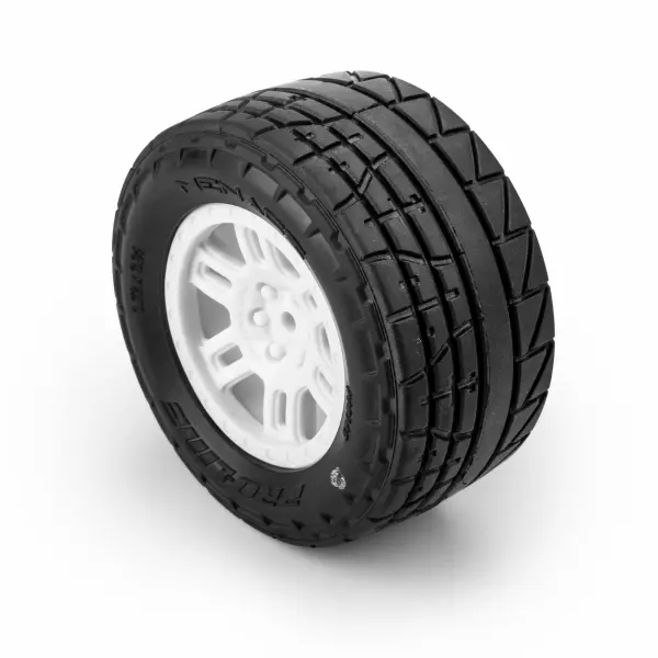 ProLine 1:16 Menace Street Tires Mounted on White Split Six 12mm Hex Wheels (2) — image 2 of 7