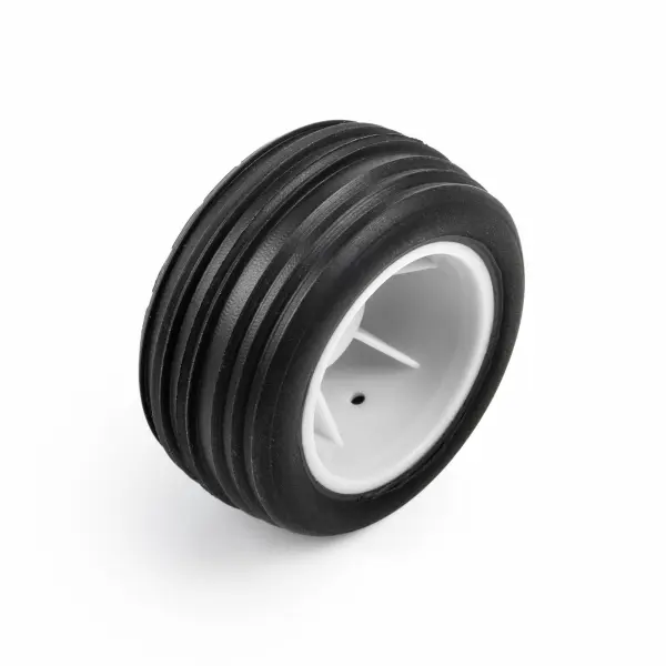Edge Front / Step Pin Rear Tires Mounted 7mm White (4): Losi — image 12 of 12