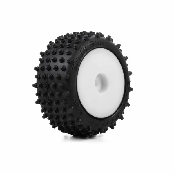 Edge Front / Step Pin Rear Tires Mounted 7mm White (4): Losi — image 9 of 12