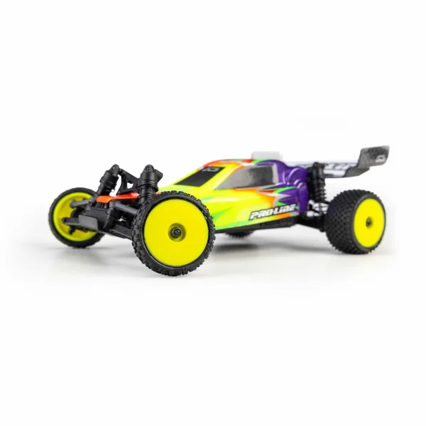 1/24 Wedge Front and Prism Rear Carpet Tires Mounted 7mm - Ye — image 2 of 5