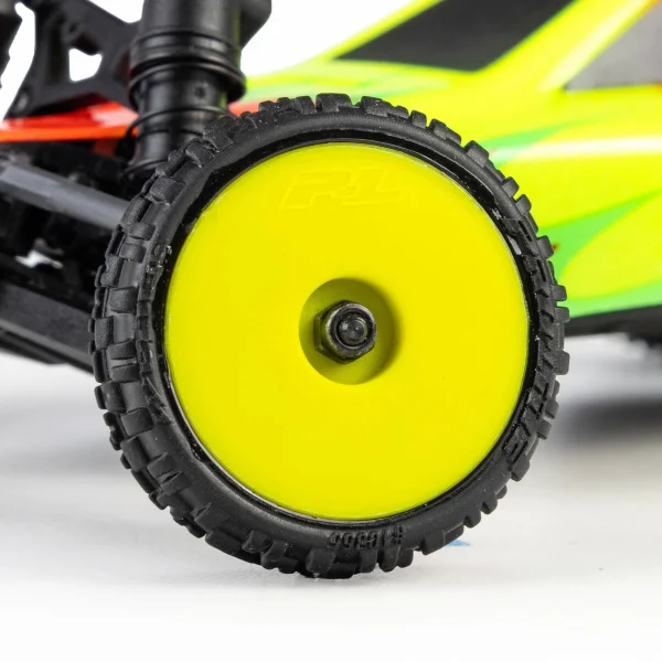 1/24 Wedge Front and Prism Rear Carpet Tires Mounted 7mm - Ye — image 4 of 5