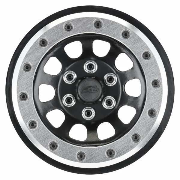 Steelies Silver/Black 2.9 Stamped Steel Dual Offset ( 2/ 10