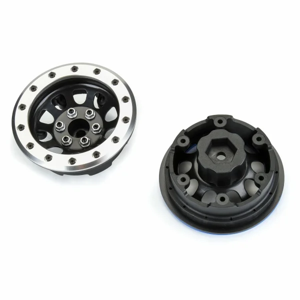 Steelies Silver/Black 2.9 Stamped Steel Dual Offset ( 2/ 10