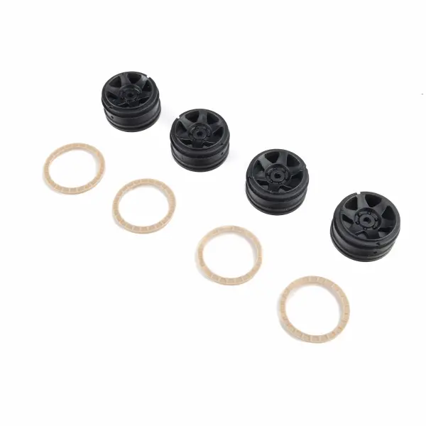 1/30 Black Rhino Bahari Wheels with Glue-On Bead Rings (4):