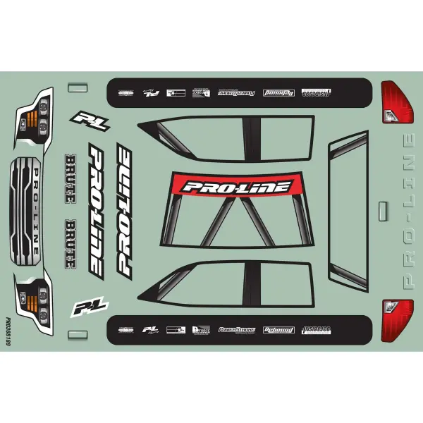 1:16 Pre-Cut Brute Clear Body: Traxxas Mini MAXX — image 9 of 9