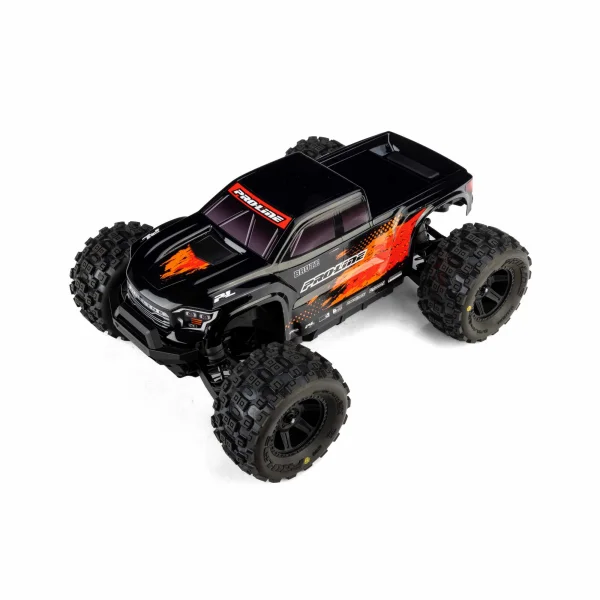 1:16 Pre-Cut Truck Body Tough Color Black: Traxxas Mini MAXX — image 9 of 12
