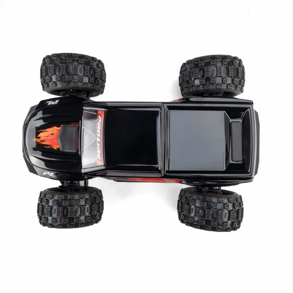 1:16 Pre-Cut Truck Body Tough Color Black: Traxxas Mini MAXX — image 4 of 12