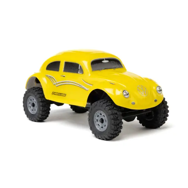 ProLne Pre Cut Volkswagen Bug Body - Yellow: Axial SCX30 — image 7 of 10