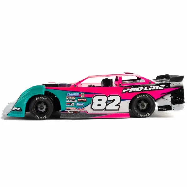 1:12 Pre-Cut Dirt Late Model Tombstone Hi-Performance Clear — image 2 of 12