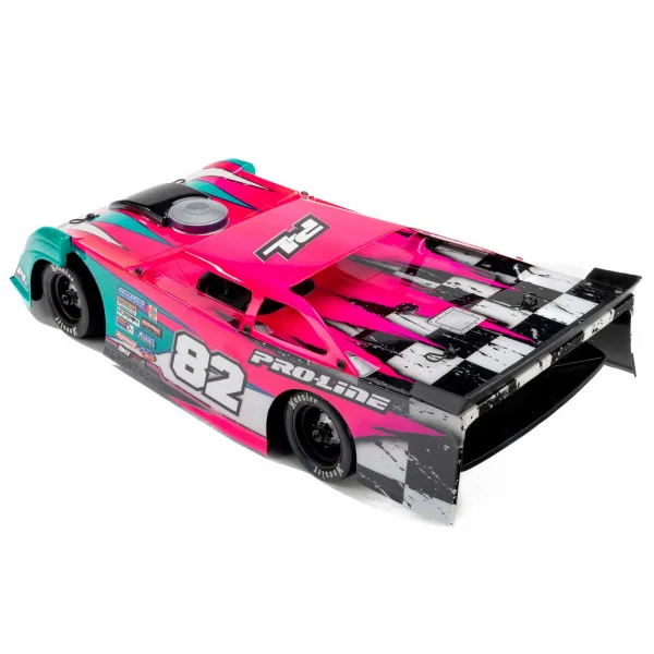 1:12 Pre-Cut Dirt Late Model Tombstone Hi-Performance Clear — image 12 of 12