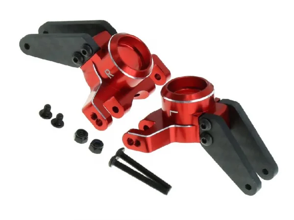 Rear Hub - Red Aluminium - 4S / Kraton
