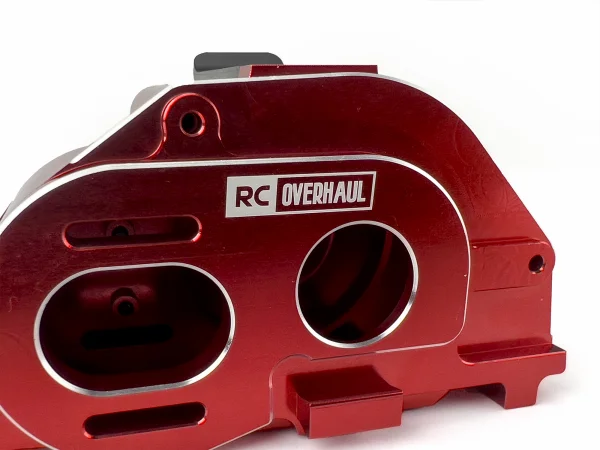 Motor Mount And Gearbox Case - Red Aluminium - 4S