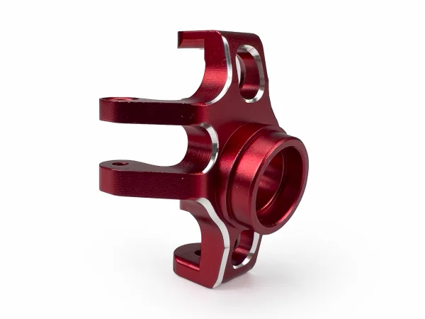 Front Hubs - Red Aluminium - 1:18 Grom
