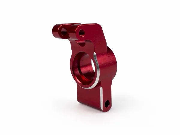 Rear Hubs - Red Aluminium - 1:18 Grom