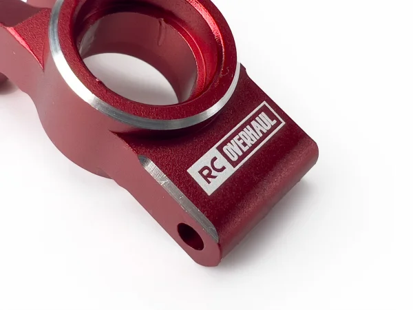 Rear Hubs - Red Aluminium - 1:18 Grom
