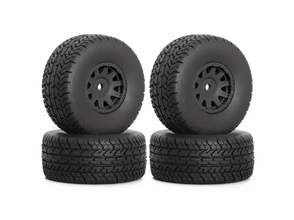 On-Road Tyre w/ Black Rim - 1:18 Mojave