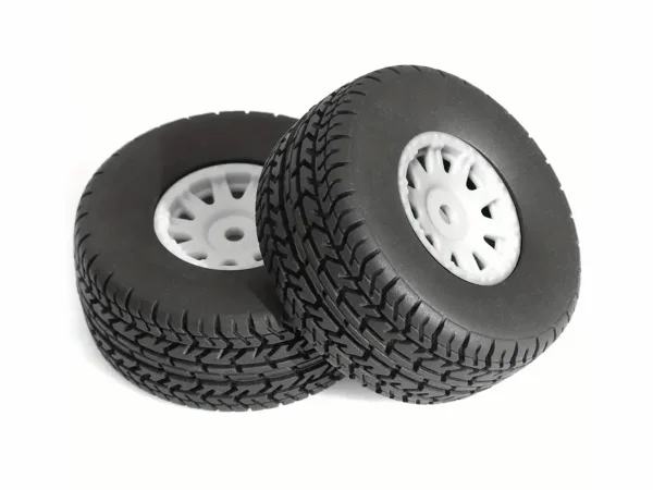 On-Road Tyre w/ White Rim - 1:18 Mojave